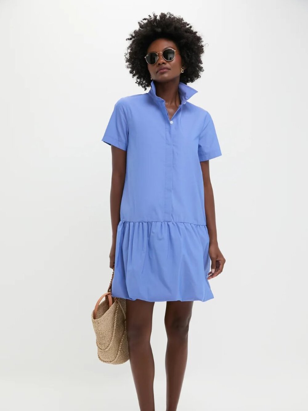 Tuckernuck Sail Blue Martine Bubble Mini Dress NWT- Medium